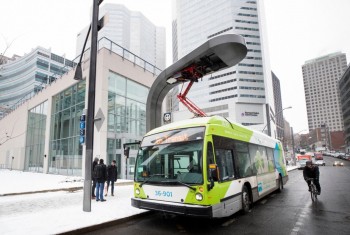 مونتريال ستصبح قريبًا أول مدينة في كندا تمتلك خطًا كاملاً للحافلات الكهربائية.